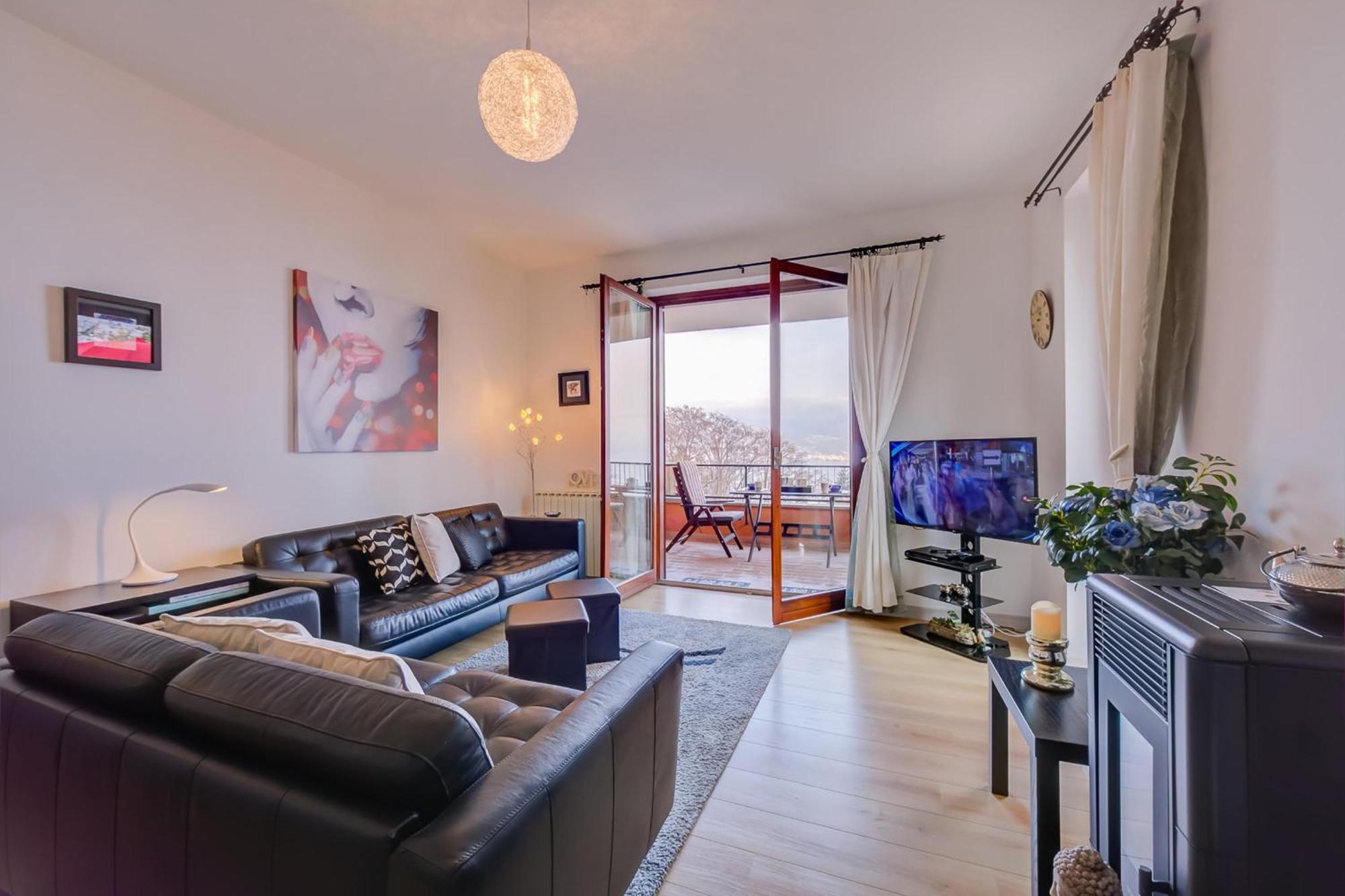 La Bellavista Penthouse Apartman Stresa Kültér fotó